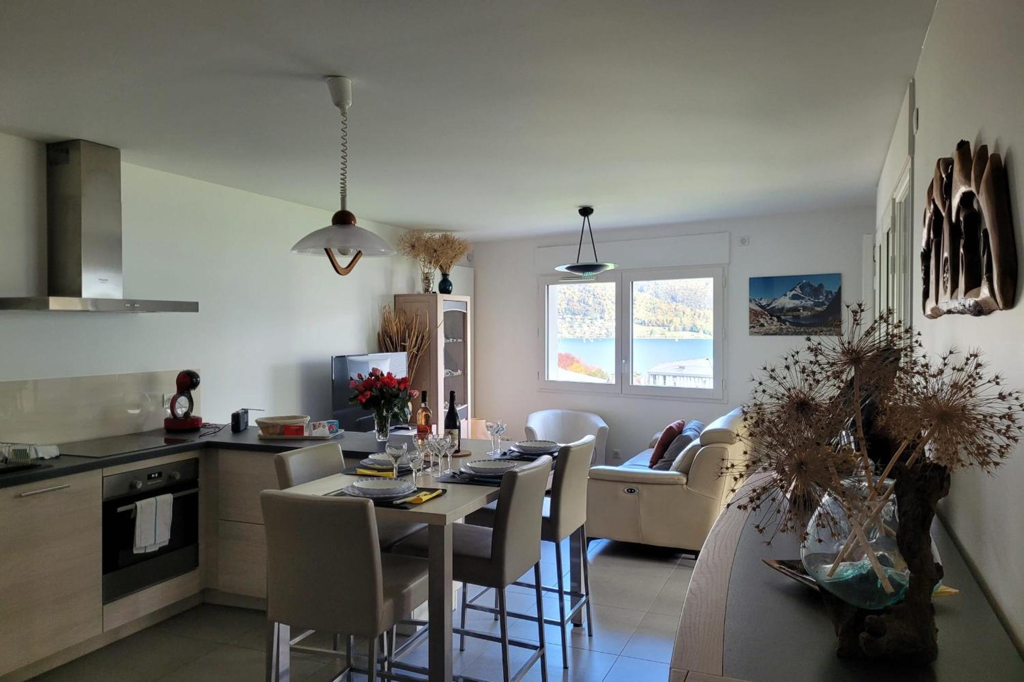 Le Tableau Du Lac 507 - 2 Bedrooms Apartment With Lake View Terrace Annecy Kültér fotó